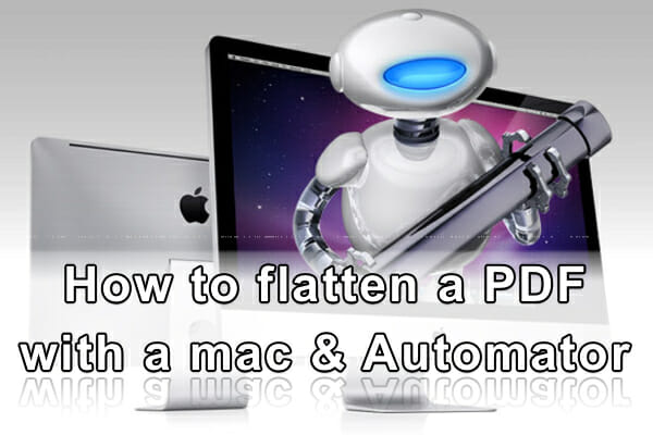 flatten pdf with a mac